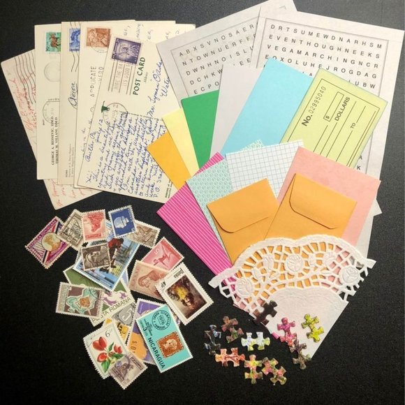 50pc Vintage Paper Ephemera Pack #2. - Picture 3 of 5